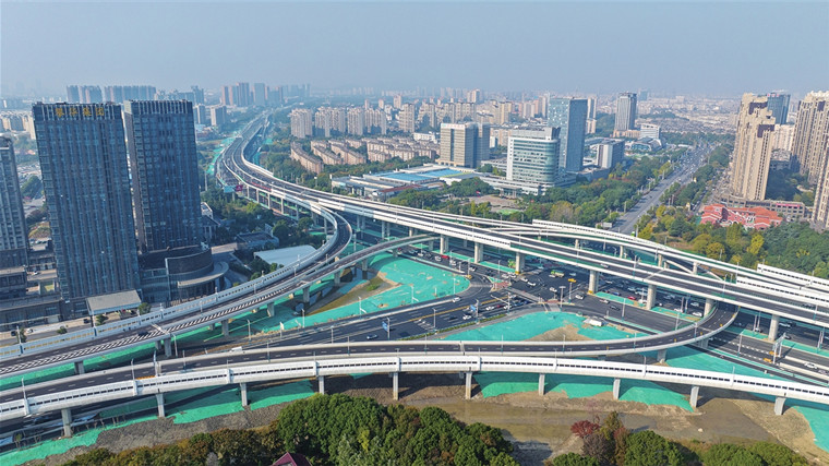 蘇虞張出城方向高架匝道即將完工 明日16時開放通行