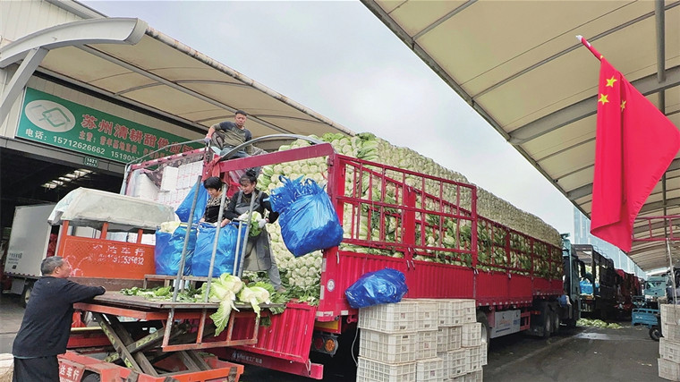 市民的“菜篮子”供应稳定