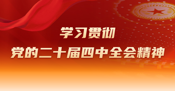 學習貫徹黨的二十屆四中全會精神